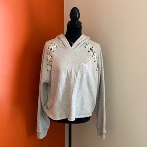 Vs pink Cropped hoodie